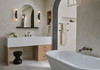 Brizo Allaria(R): Widespread Lavatory Faucet with Square Spout - Less Handles
