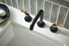 Brizo Litze(R): Widespread Lavatory Faucet With High Spout - Less Handles