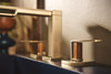 Brizo Litze(R): Widespread Lavatory Faucet with High Spout - Less Handles 1.5 GPM