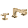 Brizo Kintsu(R): Widespread Lavatory Faucet with Low Spout - Less Handles 1.2 GPM