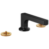 Brizo Kintsu(R): Widespread Lavatory Faucet with Low Spout - Less Handles