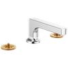 Brizo Kintsu(R): Widespread Lavatory Faucet with Low Spout - Less Handles 1.5 GPM