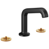 Brizo Kintsu(R): Widespread Lavatory Faucet with Angled Spout - Less Handles