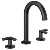 Brizo Kintsu(R): Widespread Lavatory Faucet with Arc Spout - Less Handles