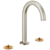 Brizo Kintsu(R): Widespread Lavatory Faucet with Arc Spout - Less Handles 1.5 GPM