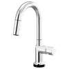 Brizo Odin(R): SmartTouch(R) Pull-Down Prep Kitchen Faucet with Arc Spout - Less Handle