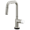 Brizo Odin(R): SmartTouch(R) Pull-Down Prep Kitchen Faucet with Square Spout - Less Handle
