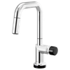 Brizo Odin(R): SmartTouch(R) Pull-Down Prep Kitchen Faucet with Square Spout - Less Handle