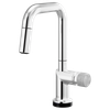 Brizo Odin(R): SmartTouch(R) Pull-Down Prep Kitchen Faucet with Square Spout - Less Handle