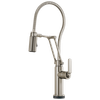 Brizo Litze(R): SmartTouch(R) Articulating Kitchen Faucet With Finished Hose