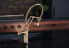 Brizo Artesso(R): SmartTouch(R) Articulating Kitchen Faucet With Finished Hose