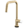 Brizo Odin(R): SmartTouch(R) Pull-Down Kitchen Faucet with Square Spout - Less Handle