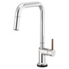 Brizo Odin(R): SmartTouch(R) Pull-Down Kitchen Faucet with Square Spout - Less Handle