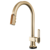 Brizo Frank Lloyd Wright(R): SmartTouch(R) Pull-Down Kitchen Faucet with Arc Spout and Wood Wand - Less Handle