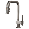 Brizo Frank Lloyd Wright(R): Pull-Down Prep Faucet with Square Spout and Wood/Concrete Wand - Less Handle