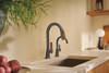 Brizo Frank Lloyd Wright(R): Pull-Down Prep Faucet with Arc Spout and Wood Wand - Less Handle