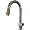 Brizo Frank Lloyd Wright(R): Pull-Down Kitchen Faucet with Arc Spout and Wood Wand - Less Handle