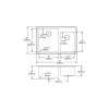 Stainless Steel Double Bowl Top Mount Sink with 3 Faucet Holes in Lustrous Highlighted Satin