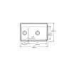 Stainless Steel Double Bowl Top Mount Sink with Single Faucet Hole in Lustrous Highlighted Satin