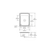 LR1722PDMR2 Stainless Steel Single Bowl Top Mount Sink Kit with MR2 Faucet Holes and Perfect Drain in Lustrous Highlighted Satin