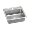 KF-LR22221 22-in X 22-in Stainless Steel Drop-in Kitchen Sink Kit