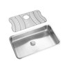 Elkay KF-ELUH2816PDBG 30.5-in X 18.5-in Stainless Steel Undermount Kitchen Sink Kit Elkay KF-ELUH2816PDBG 30.5-in X 18.5-in Stainless Steel Undermount Kitchen Sink Kit