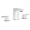 Grohe 2037000A Eurocube 8-in Widespread Two-Handle S-Size Bathroom Faucet in StarLight Chrome