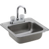 Dayton DP211515C Classic 15-In Stainless Steel Single-Bowl Top-Mount Bar Sink