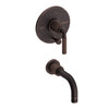 Newport Brass Kimbell: Balanced Pressure Tub &amp; Shower Diverter Plate with Handle