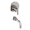 Newport Brass Kimbell: Balanced Pressure Tub &amp; Shower Diverter Plate with Handle