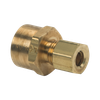 BrassCraft Sweat x Compression Union, 1/2" NOM Sweat x 1/4" OD Tube