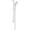 2757820E New Tempesta Cosmopolitan 100 2-Sprays Shower Rail Set in StarLight Chrome