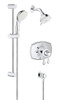 Grohe 35053001 Grohflex Pressure Balance Valve Shower Set In StarLight Chrome