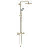 Shower System with Thermostat for Wall Mount with 1.8 gpm Flow in Brushed Nickel