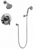 Pressure Balanced Shower with Metal Lever Handle in Polished Nickel