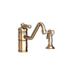 Newport Brass Nadya(R): Single Handle Kitchen Faucet with Side Spray