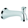 6-in Tub Spout with Diverter in Chrome/Swarovski Crystal