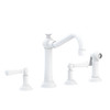 Newport Brass Jacobean: Kitchen Faucet with Side Spray