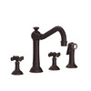Newport Brass Jacobean: Kitchen Faucet with Side Spray