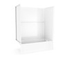 OP6032TSMR 60 x 32 Optima(TM) Alcove Right Hand Drain Five Piece AFR Tub Shower in White