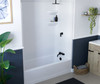 VP6030CTSM2AL/R 60 x 30 Veritek(TM) Pro Alcove Right Hand Drain Four Piece Tub Shower in White