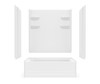 VP6030CTSM2AL/R 60 x 30 Veritek(TM) Pro Alcove Right Hand Drain Four Piece Tub Shower in White