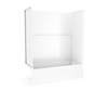 OP6030TSRA 60 x 30 Optima(TM) Alcove Right Hand Drain Five Piece Reinforced Tub Shower in White