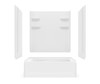 60 x 36 Veritek(TM) Pro Alcove Right Hand Drain Four Piece Tub Shower in White