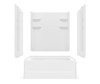 60 x 42 Veritek(TM) Pro Alcove Right Hand Drain Four Piece Tub Shower in White