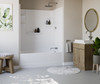 60 x 42 Veritek(TM) Pro Alcove Right Hand Drain Four Piece Tub Shower in White
