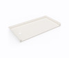 30 x 60 Swanstone(R) Alcove Shower Pan with Right Hand Drain in Bisque