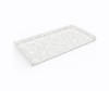 30 x 60 Swanstone(R) Alcove Shower Pan with Right Hand Drain in Ice