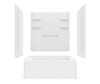 60 x 42 Veritek(TM) Pro Alcove Right Hand Drain Four Piece Tub Shower in White
