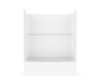 60 x 30 Optima(TM) Alcove Right Hand Drain Five Piece AFR Tub Shower in White